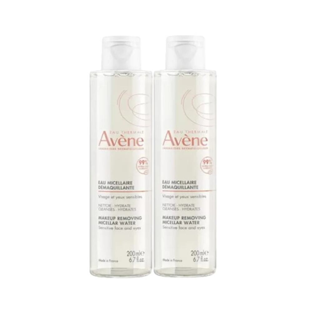 2 Pack Avene Makeup Removing Micellar Water Sensitive Face & Eyes 6.7 Oz each